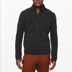 Lululemon Tundra Trek 1/2 Zip: Black Size L Mens